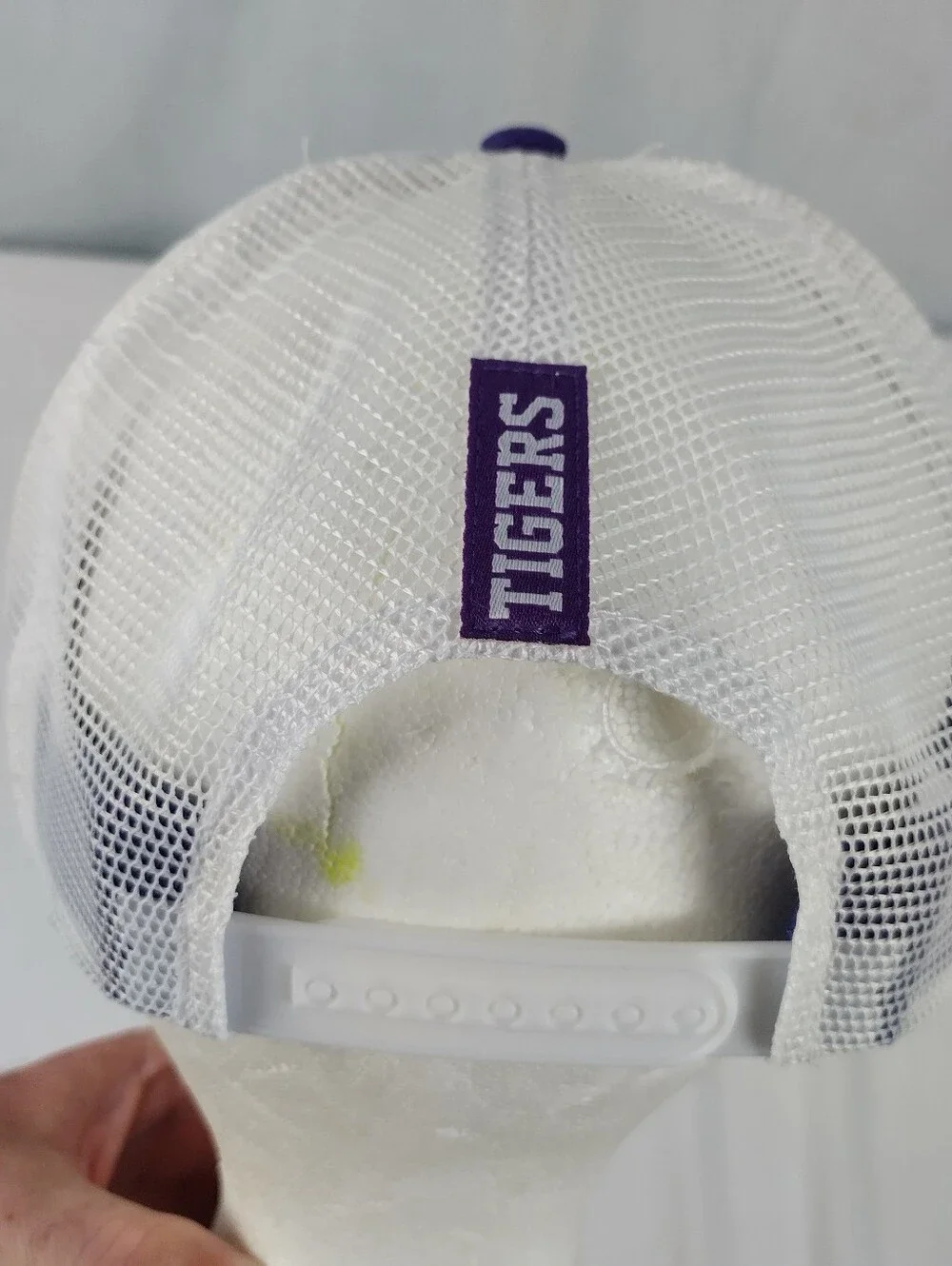 LSU Tigers Trucker Mesh Snapback Hat Football Team Gear
